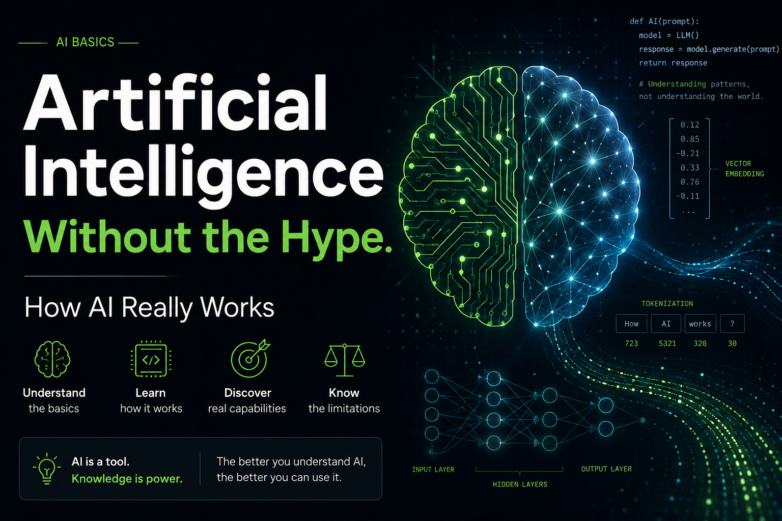 Artificial Intelligence Without the Hype. How Does AI Really Work?
